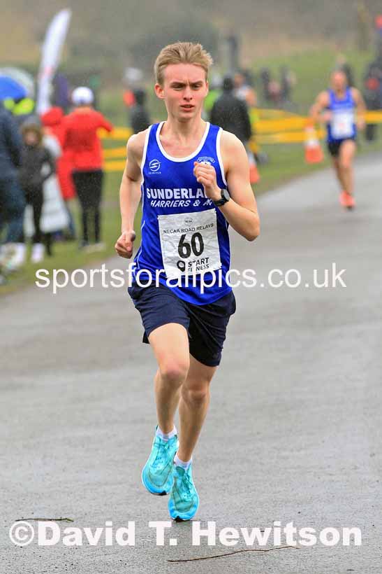 Senior Men and Veterans (Over 40s), 2023 NECAA Royal Signals Relays, Hetton le Hole, County Durham. Photo: David T. Hewitson/Sports for All Pics